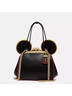 Coach Disney Mickey Mouse X Keith Haring Kisslock Bag